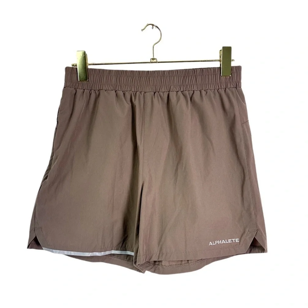 Alphalete Brown 5” Shorts Size M